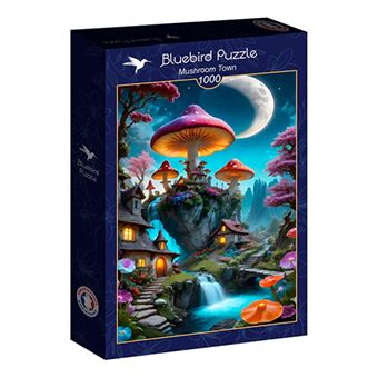 Puzzle BLUEBIRD F-90930 Mushroom Town | 1000 Peças - 1