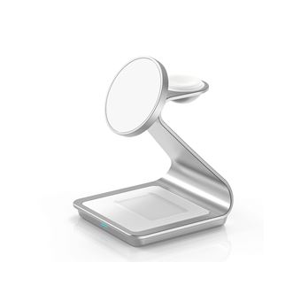 Carregador Sem Fio Orysin MagSafe 3?em?1 | Liga alumínio | para iPhone 14/13/12, Apple Watch, AirPods Pro - 1