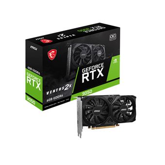 Placa de Vídeo MSI VENTUS GeForce RTX 3050 2X E 6G OC | Preto - 1