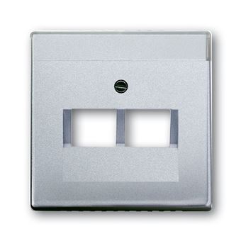 Placa de Parede e Cobertura de Interruptor Busch-Jaeger 1710-0-3610 | Alumínio - 1