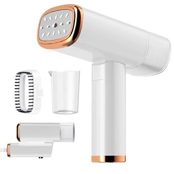 Ferro a Vapor Vertical KINGCENTON SW23 | Dobrável e Portátil | 1000W | 120ml | 20g/min - Branco - 1