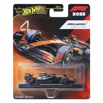Hot Wheels Premium Fórmula 1 Mclaren Team N§ 4 - 1