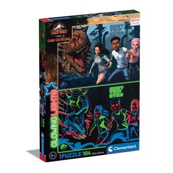 Puzzle Clementoni Arte JURASSIC WORLD | 104 Peças - 1