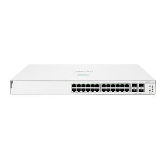 Switch de Rede HPE Aruba Networking Networking Instant On Switch 24p Gigabit CL4 PoE 4p SFP+ 195W 1930 | Branco - 1