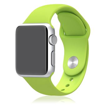 Bracelete de Silicone DAM Compatível com Apple Watch 42/44/45/49mm | Tamanho M/L - Verde - 1