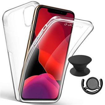 Kit Capa Phonecare 3 em 1 360° Impact Protection + 1 PopSocket + 1 Suporte PopSocket para Iphone 11 Transparente - 1