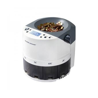 Máquina de Contar e Separar Moedas Mais Que Papel MDP-318 - Branco e Cinzento - 1