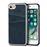 Capa Magunivers TPU + PU com Dois Titulares de Cartão Azul para iPhone 8/7/6_0