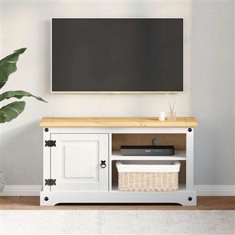 Gabinete para TV vidaXL Corona | Branco | 100 x 40 x 52 cm - 1