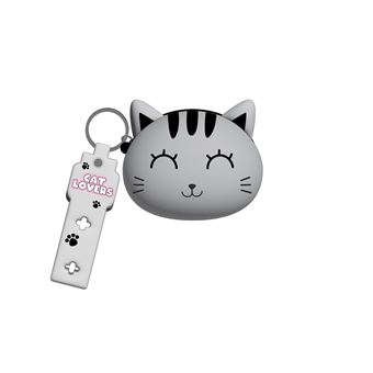 Porta-Moedas de Silicone I-Total Gato Cinza - 1