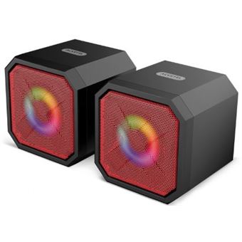 Colunas Super Bass Speaker com luz LED Accetel MA805-RD - Vermelho - 1