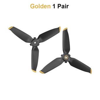 Hélices HSMY 5328S para DJI FPV Combo | Dourado | 2 Peças - 1