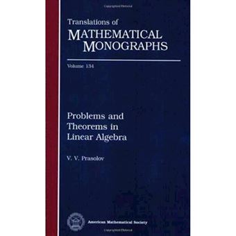 Problems and Theorems in Linear Algebra - Hardback - 1994 - 1