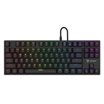 Teclado Gaming com Fios Savio SAVGK-TEMPEST X2 BLUE | Preto - 1