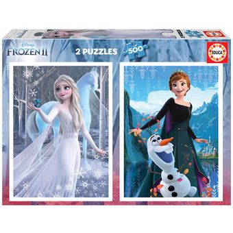Puzzle Educa Disney Frozen Ii 19016 | 2 x 500 Peças - 1