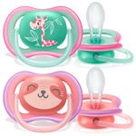 Chupeta para bebé Philips AVENT Chupeta ultra air com tetina extra firme 18m+