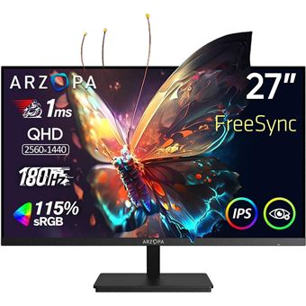 Monitor Gaming ARZOPA M1RC | 27 " | 180 Hz | 2K | QHD | 2560 x 1440 | IPS 115% sRGB - 1