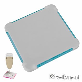 Porta-Copos Div com 2Leds Vermelhos e 2Leds Azuis Velleman - 1