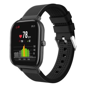 Pulseira Magunivers Silicone Listra Preto para Amazfit Gts/Amazfit Bip Lite - 1