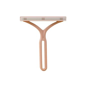 Tira Borbotos e Pêlos Manual Goeik | Plástico | Dupla Escova Silicone - Rosa - 1