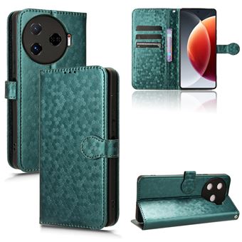 Capa FOXDOCK para Tecno Camon 30 Pro 5G/CL8 | Fecho Magnético | TPU Macio | Compartimentos para Cartões | Verde - 1