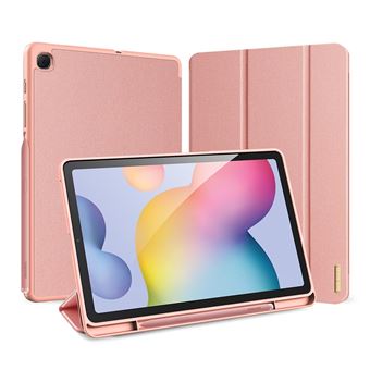 Capa Magunivers Pu com Porta Tripla e Porta Caneta Ouro Rosa para Samsung Galaxy Tab S6 Lite - 1
