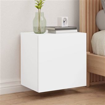 Móveis parede para TV vidaXL | 2 Peças | 40,5x30x40 cm | derivados madeira branco - 1