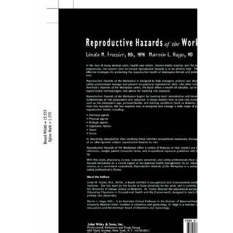 Reproductive Hazards of the Workplace - Hardback - 1997 - 1
