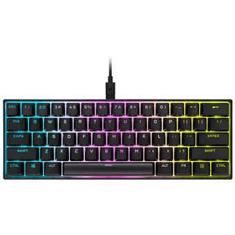 Teclado Gaming com Fios Corsair K65 RGB MINI | Idioma: Belga | Preto - 1