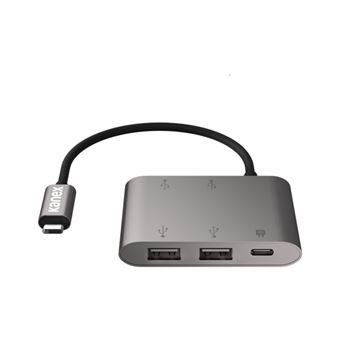 Kanex 4-Port USB USB 3.0 (3.1 Gen 1) Type-C 5000 Mbit/s Cinzento