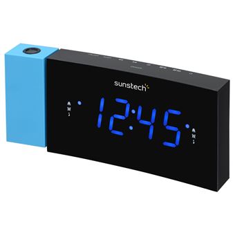 Sunstech FRDP3 rádio Relógio Digital Preto, Azul - 1