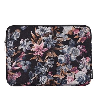 Sleeve HSMY Padrão Floral para Computador Portátil 14 '' | Preto | 371 x 265 x 23 mm - 1