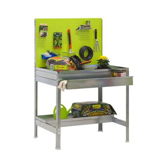 Mesa de Trabalho Portátil Simonrack Kit simongarden bt2 box 1200x400 | Verde, Aço inoxidável - 1