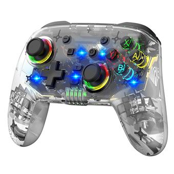 Comando Pro Controller Elite LED RGB Nanlin para NIntendo Switch Zelda - transparente - 1