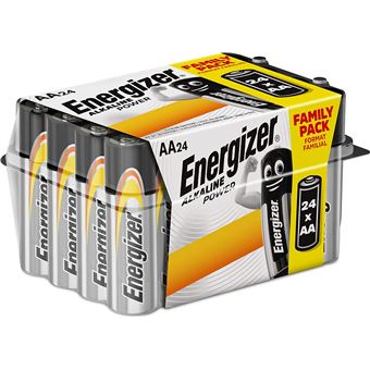 Pack de 24 Pilhas Alcalinas Energizer Alkaline Power | AA/LR06 - 1