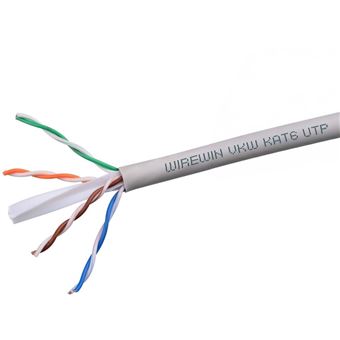 Cabo de Rede Wirewin VKBOX KAT6 UTP 305.0 | Bege, Branco - 1