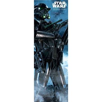 Poster Porta Star Wars Rogue One Death Trooper Rain - 1