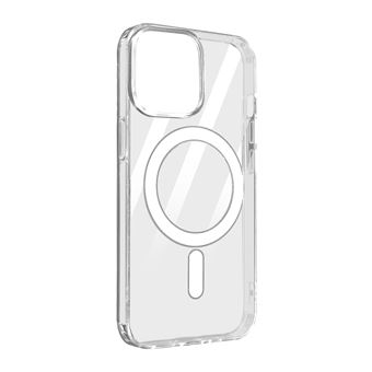 Capa Avizar para Magsafe para Iphone 14 Pro Círculo Magnético Rígida - Transparente - 1