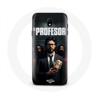 Capa Maniacase para Samsung Galaxy J3 2017 La Casa de Papel El Profesor Máscaras - 1