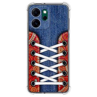 Capa Tumundosmartphone de Silicone à Prova de Choque para Oppo Reno 14 FS / 14FS 5G | design de tênis 11 desenhos - 1