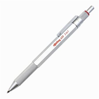 Esferográfica Multipen Rotring 600 - Prateado - 1