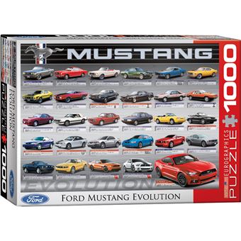 Puzzle Eurographics Veículos Ford Mustang Evolution 1000 Peças - 1