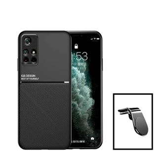 Kit Phonecare Capa Magnetic Lux + Suporte Magnético L Safe Driving para Xiaomi Redmi Note 11T 5G - Preto - 1