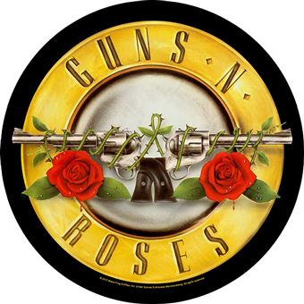 Emblema Rock Off Guns N' Roses | Bullet Logo| Back Patch - 1