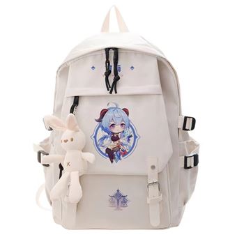 Mochila Escolar DreamWorks | Genshin Impact | 32 x 13 x 45 cm | Branco 1376 - 1