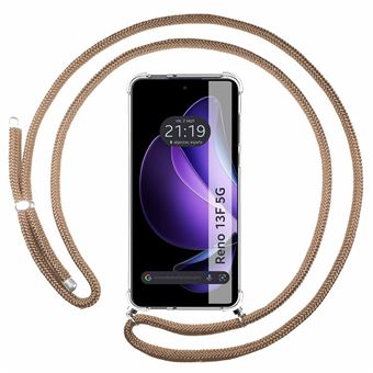 Capa TUMUNDOSMARTPHONE Transparente para Oppo Reno 13F 4G / 13 F 5G com cabo Camel - 1