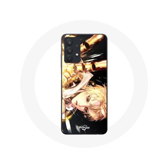 Capa Maniacase para Samsung Galaxy A32 5G do Anime com Genos e Sonic, o Foudroyant, de One Punch Man - 1