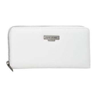 Carteira de Senhora com Fecho Pepe Jeans Margaret | Branca - 1