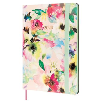 Agenda Semanal A5 2026 Finocam Joy Bloom com Elástico - 1