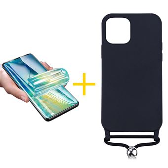 Pack 1 x Película de Hidrogel + Capa skyhe Apple iphone 11 Pro | Gel Rope - Preto - 1